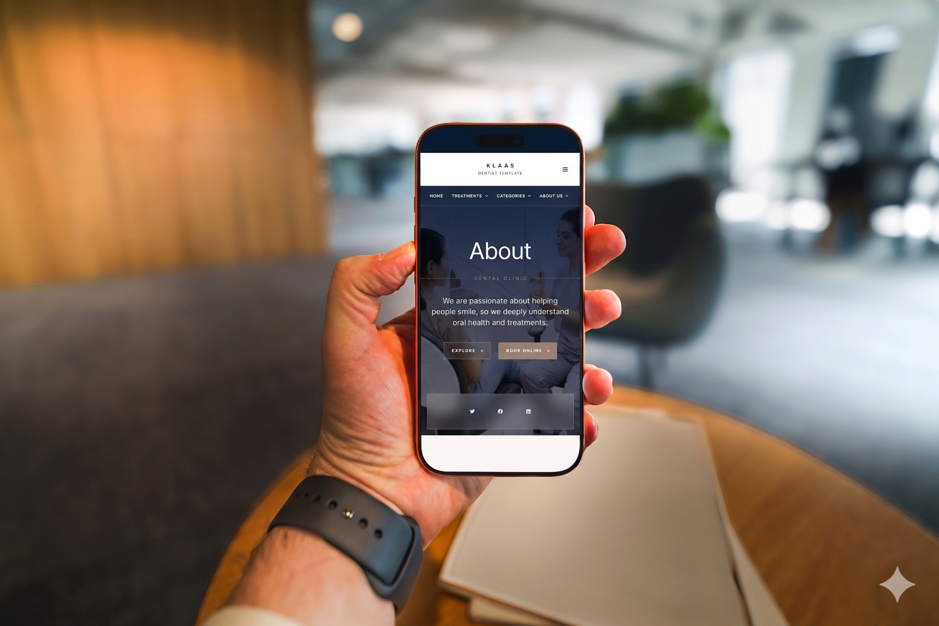 Klaas Dental — Booking landing